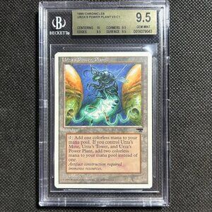 1995 MTG Magic The Gathering Chronicles Urza's Power Plant Bug BGS Quad 9.5+